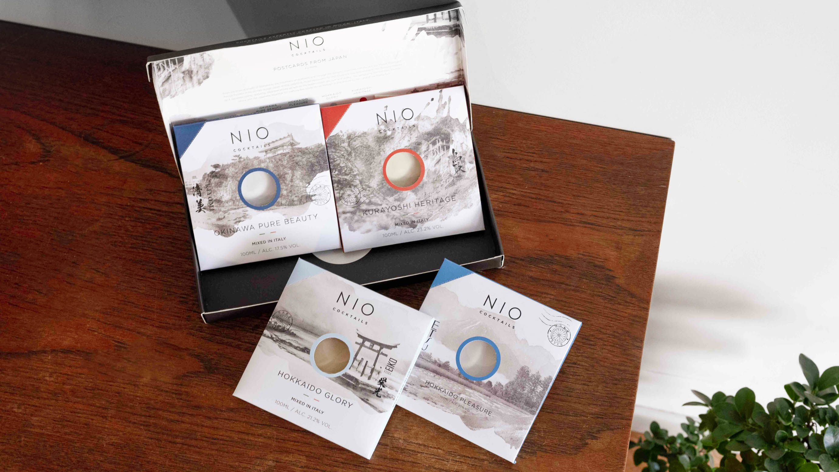 Japanische CocktailBox "Postcards from Japan" NIO Cocktails